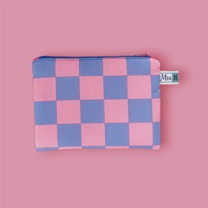 Make-uptasje Coated Katoen ruit