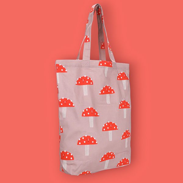 Shopper Katoen Paddenstoel