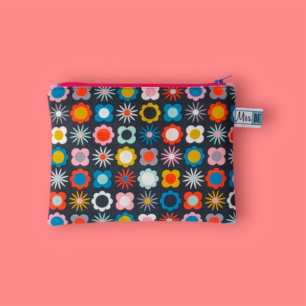 Plat Etui Katoen Bloemen