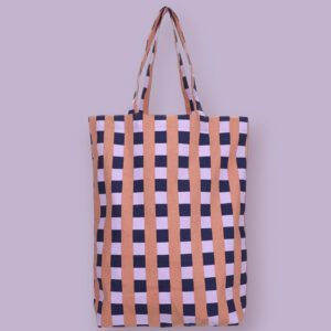 Shopper Katoen Weave Lila