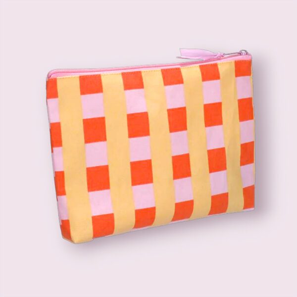 Toilettas Katoen Weave Oranje