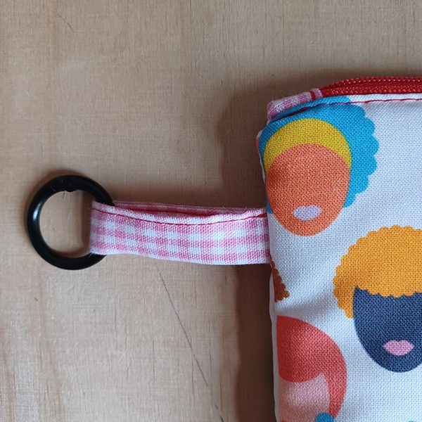 kleine etui met sleutelring